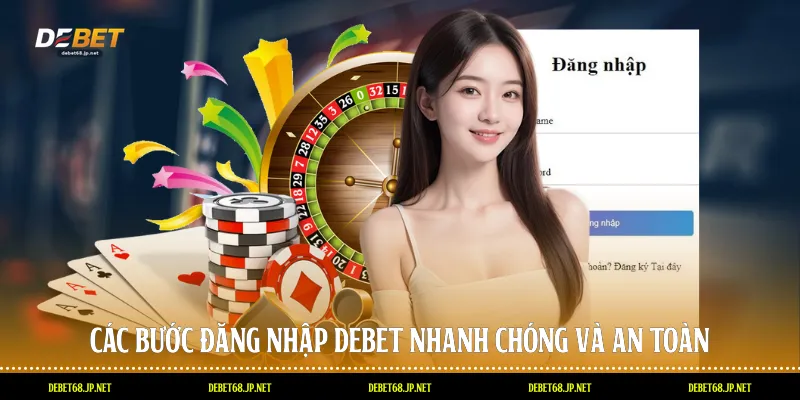 Các bước đăng nhập DEBET nhanh chóng và an toàn