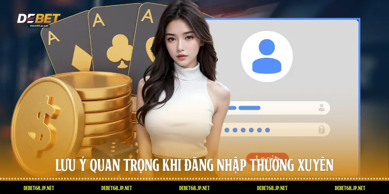 Lưu ý quan trọng khi đăng nhập thường xuyên