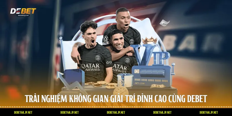 Trải nghiệm không gian giải trí đỉnh cao cùng DEBET